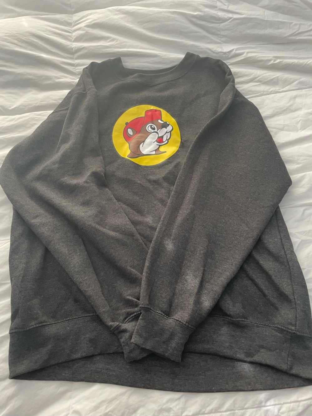 Buc-ee’s Crewneck Sweatshirt Gray